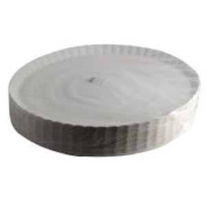 Disposable plate - pizza tray, paper, D33 cm, 100 pcs